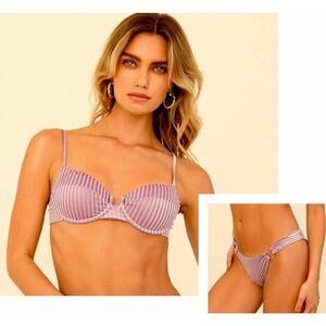 NWT Dippin Daisys Size M Two Piece Bikini Swim Suit Gigi Top Basque Bottom